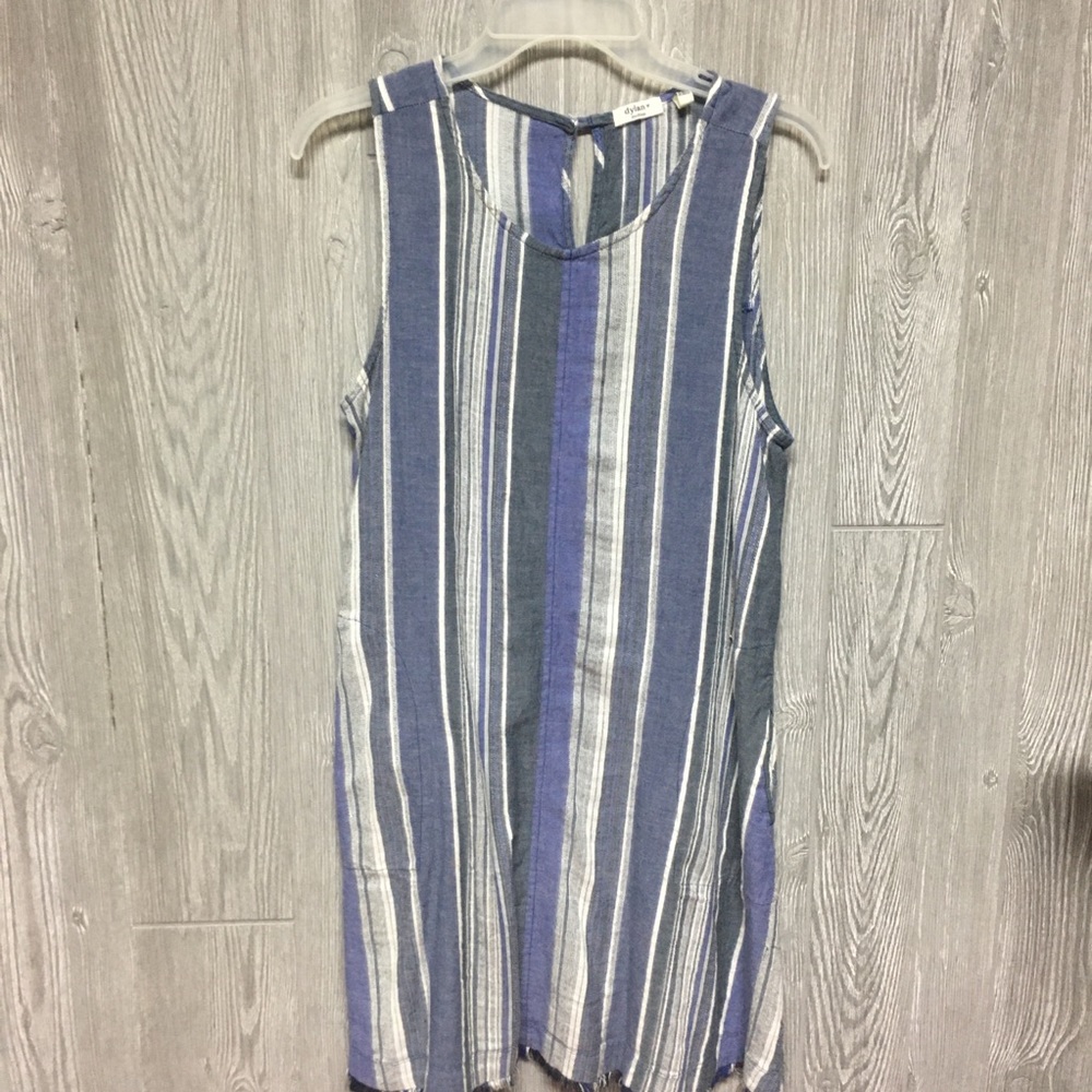 Dylan Striped Sleeveless Dress